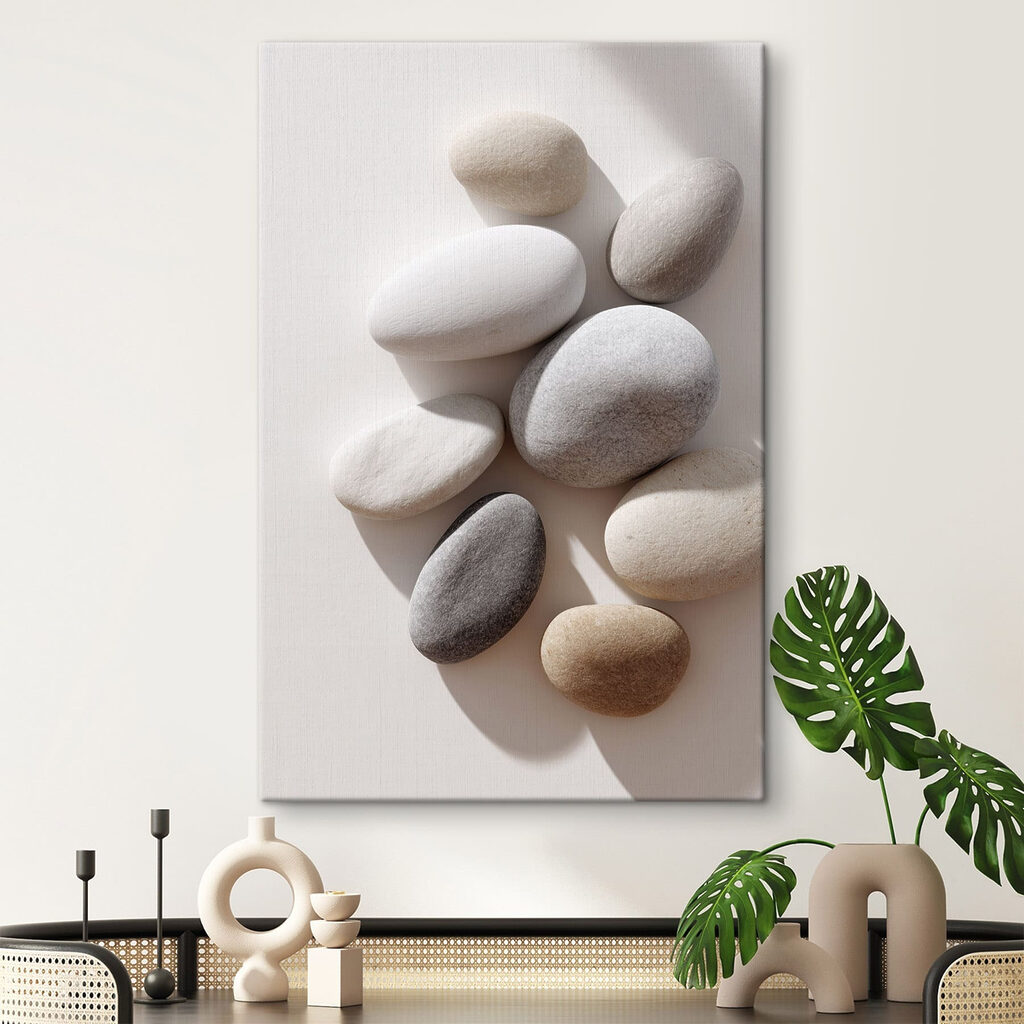 Group of round rocks Group of round rocks