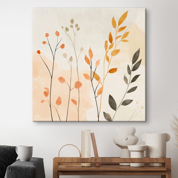 Painting of leaves and branches