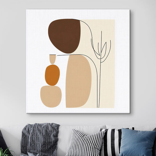 Drawing of a woman and a plant Drawing of a woman and a plant