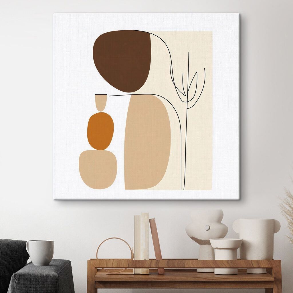 Drawing of a woman and a plant Drawing of a woman and a plant