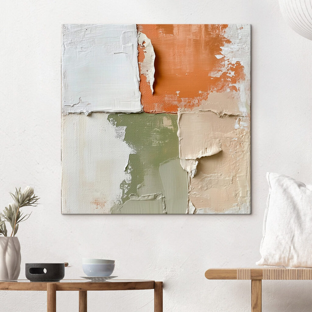 Abstract color blocks in soft tones Abstract color blocks in soft tones