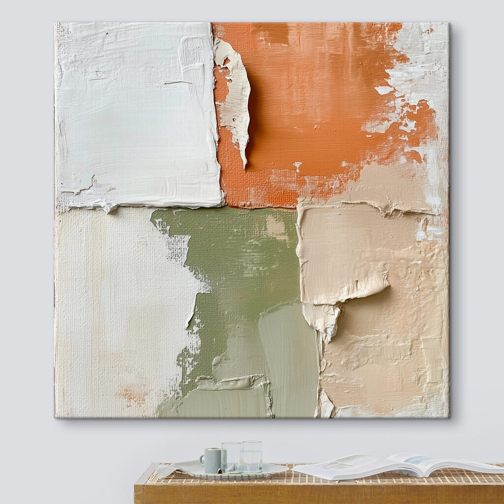 Abstract color blocks in soft tones Abstract color blocks in soft tones