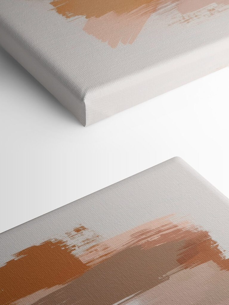 Abstract brush strokes in soft hues Abstract brush strokes in soft hues