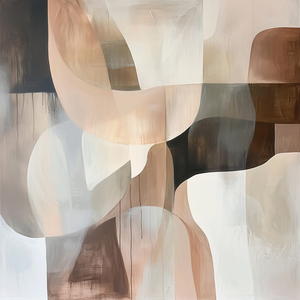 Painting of a variety of shapes Painting of a variety of shapes