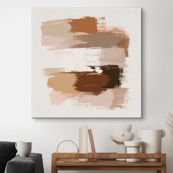 Abstract brush strokes in soft hues Abstract brush strokes in soft hues