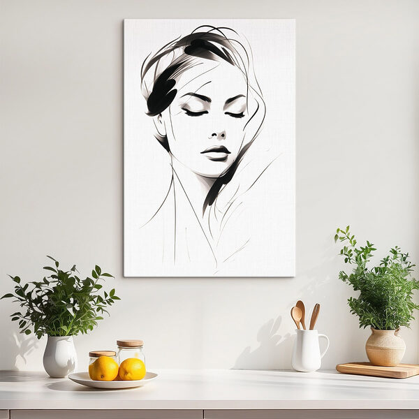 Calm beauty in soft strokes Calm beauty in soft strokes