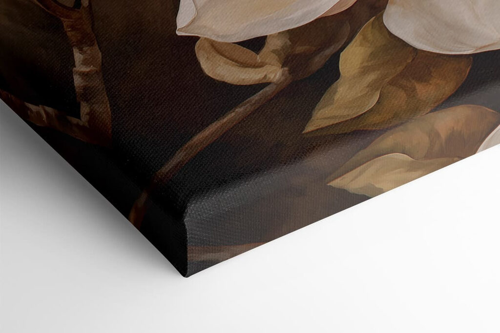 Painting of flowers on a branch Painting of flowers on a branch