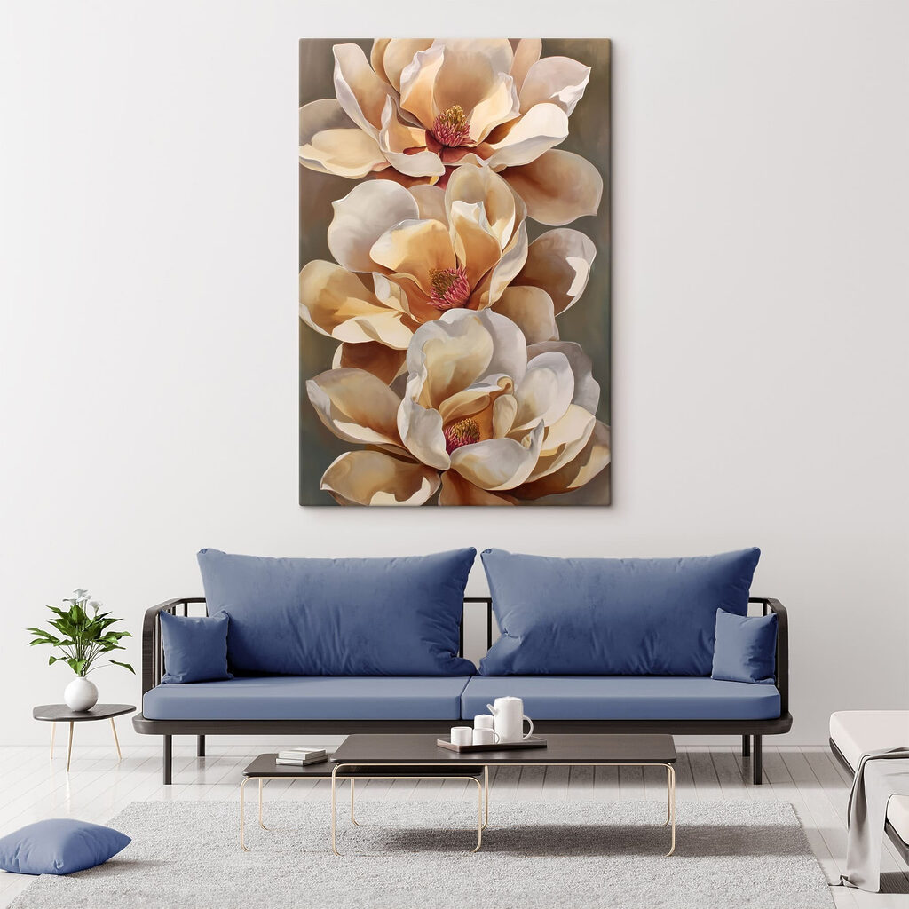 Soft blooms in warm tones Soft blooms in warm tones