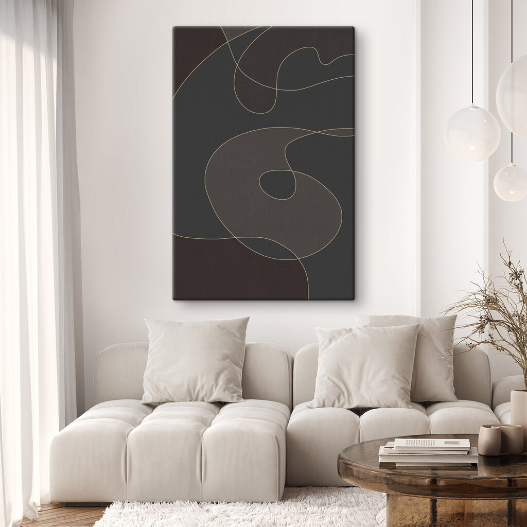 Black and grey background with a yellow line