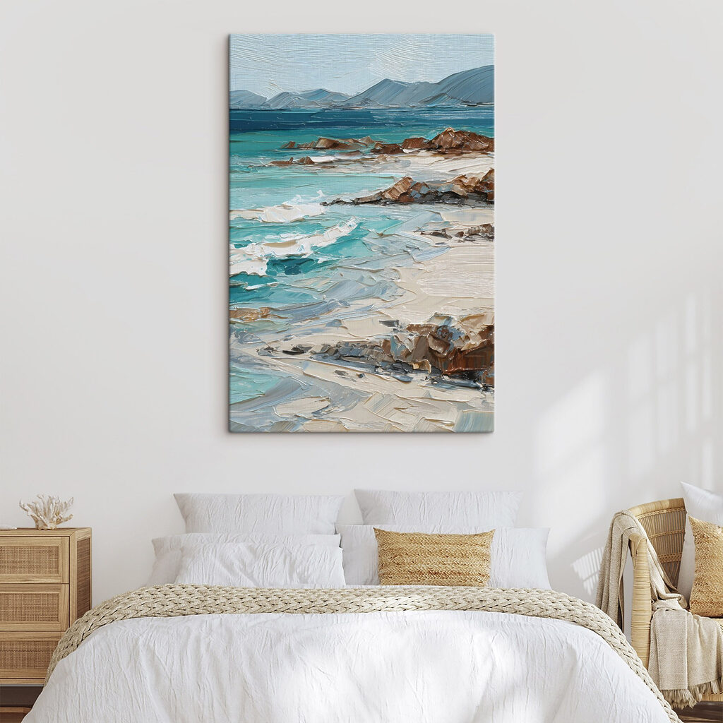 Painting of a beach Painting of a beach