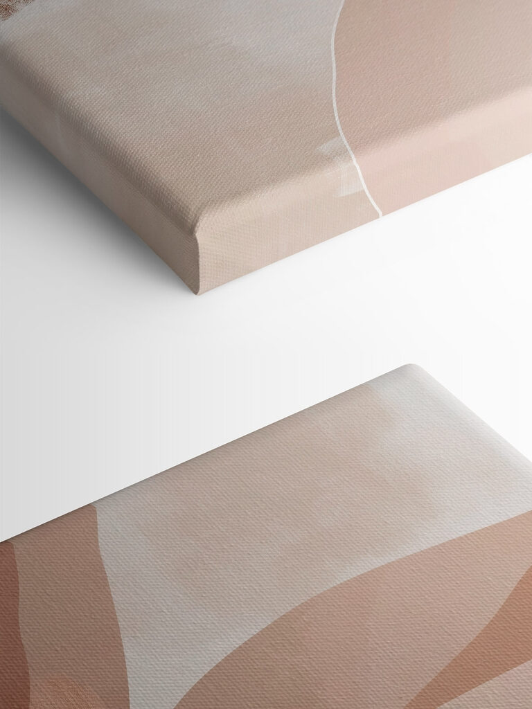 Soft waves in warm earth tones Soft waves in warm earth tones