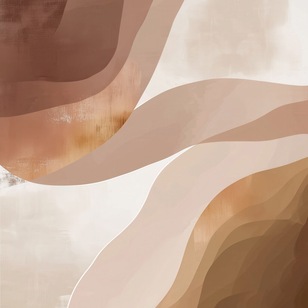 Soft waves in warm earth tones Soft waves in warm earth tones