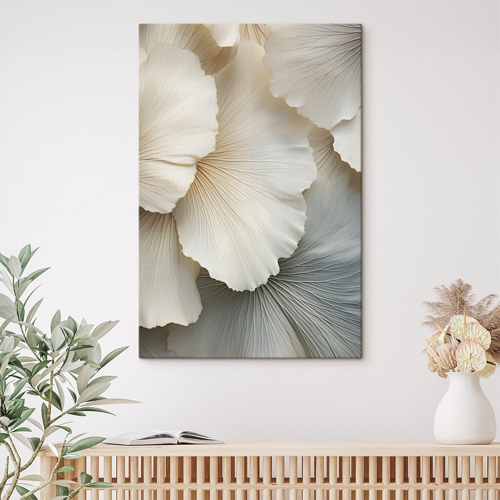 Delicate layers of soft petal forms Delicate layers of soft petal forms
