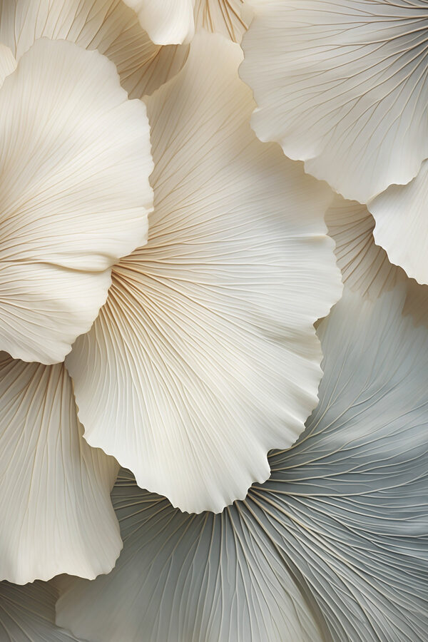 Delicate layers of soft petal forms Delicate layers of soft petal forms