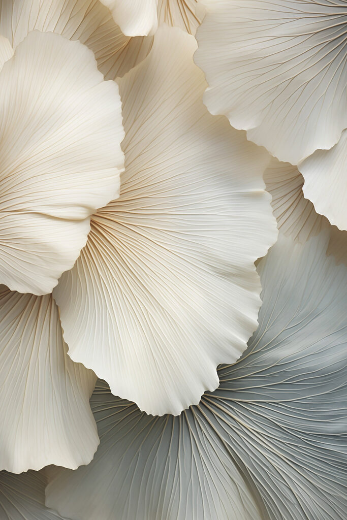 Delicate layers of soft petal forms Delicate layers of soft petal forms