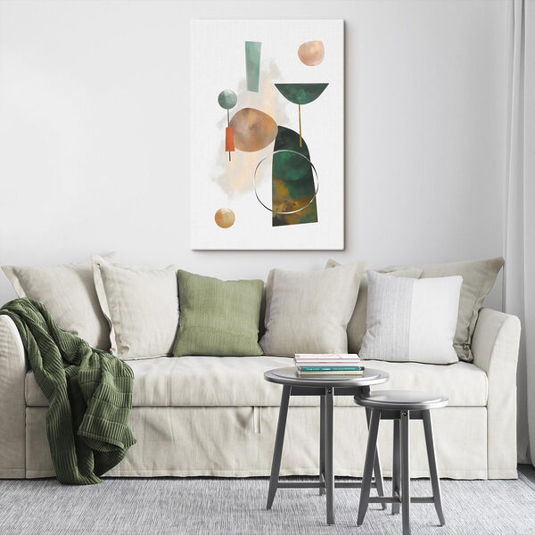 Painting of different shapes and colors