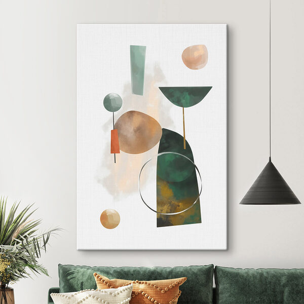 Painting of different shapes and colors