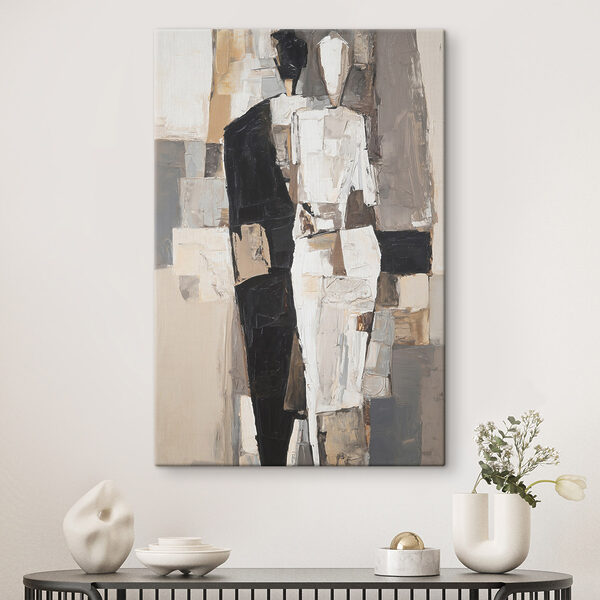 Painting of a man in a white dress