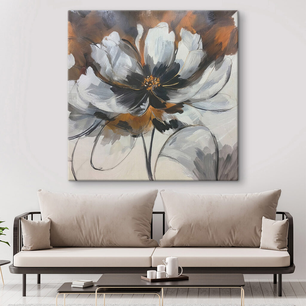 Painting of a flower Painting of a flower