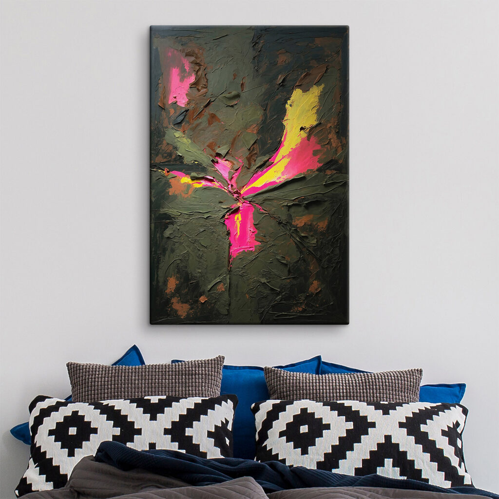 Painting of a flower Painting of a flower
