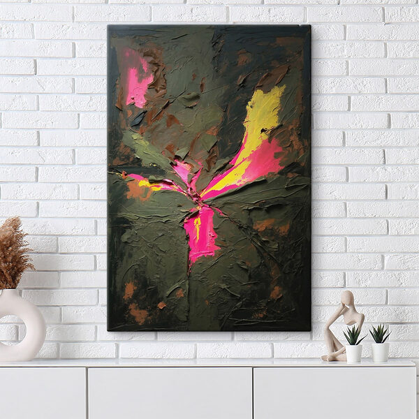 Painting of a flower Painting of a flower