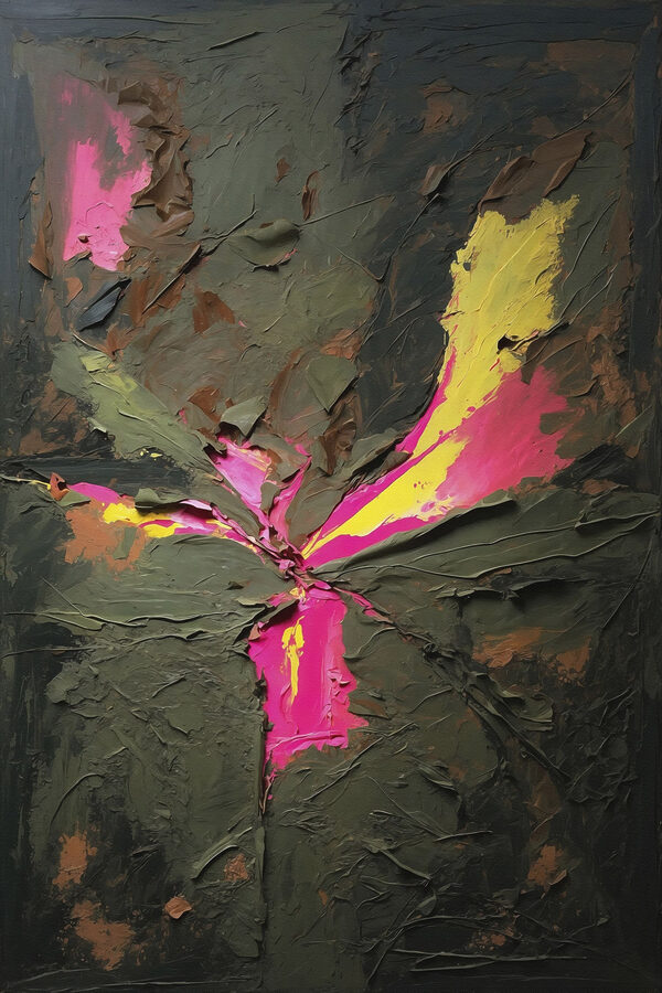 Painting of a flower Painting of a flower