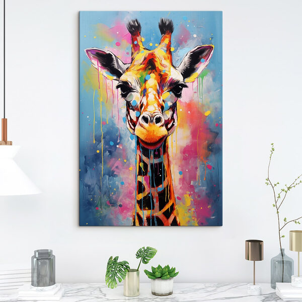 Painting of a giraffe