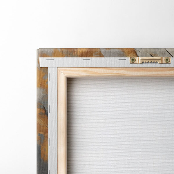 Soft hues blend in artistic embrace