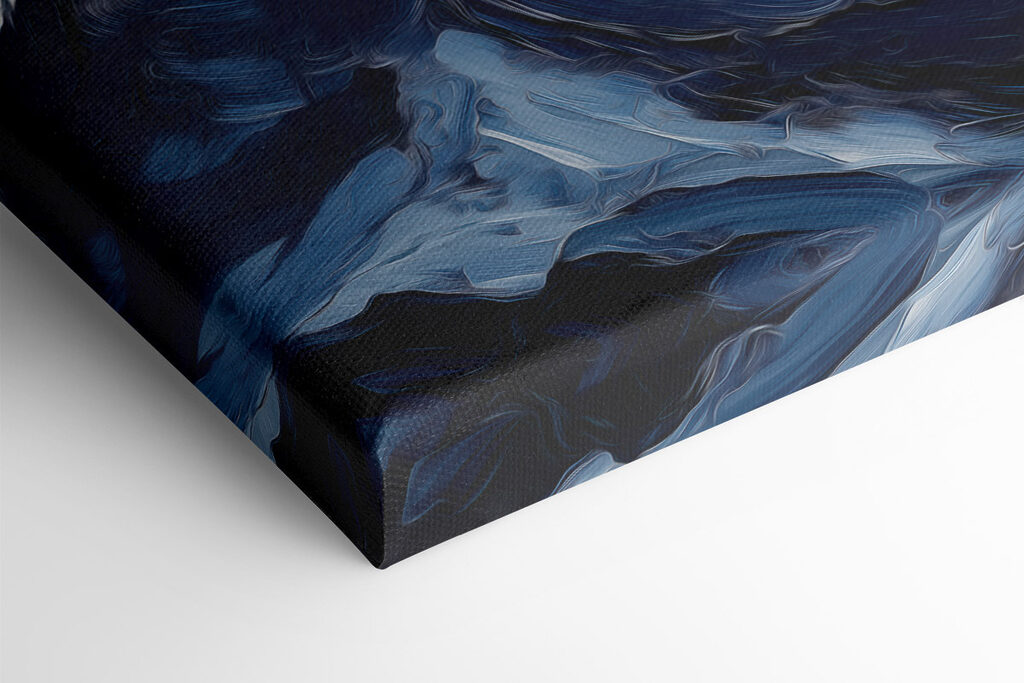 Painting of waves and clouds Painting of waves and clouds