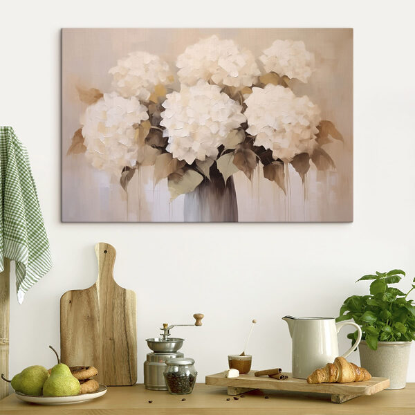 Painting of flowers in a vase Painting of flowers in a vase