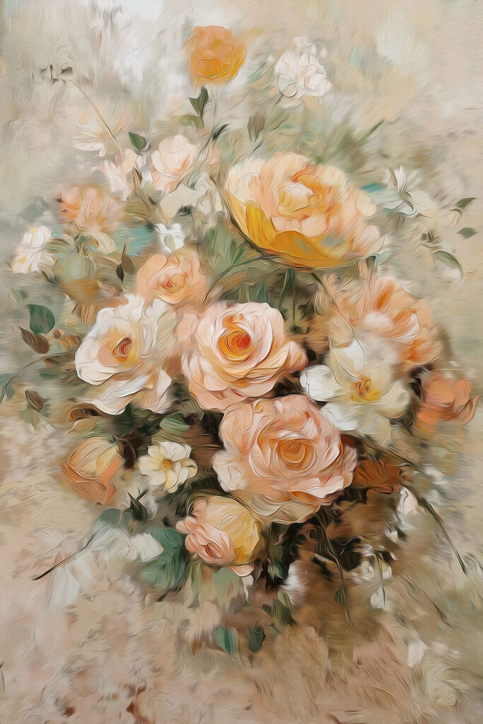 Painting of flowers Painting of flowers