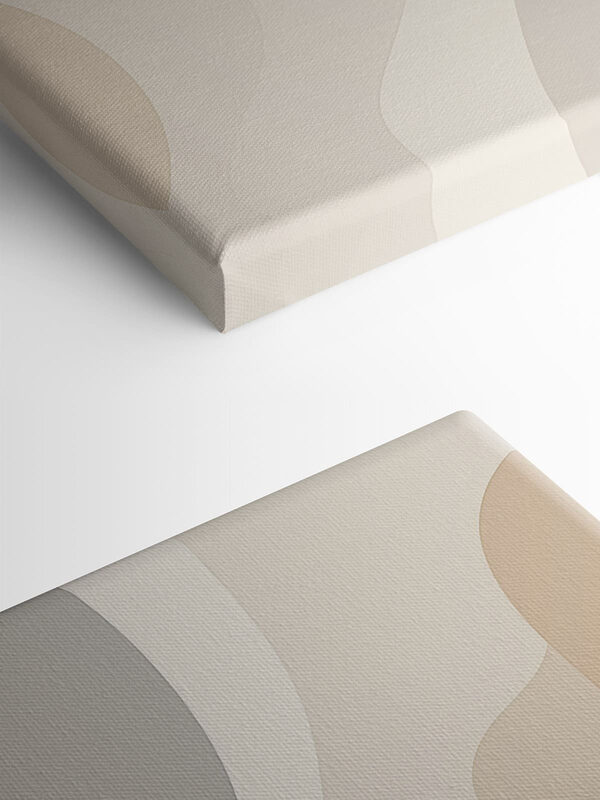 White and grey background