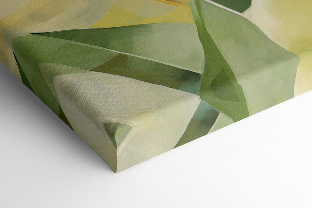Fresh greens and soft yellows blend beautifully Fresh greens and soft yellows blend beautifully