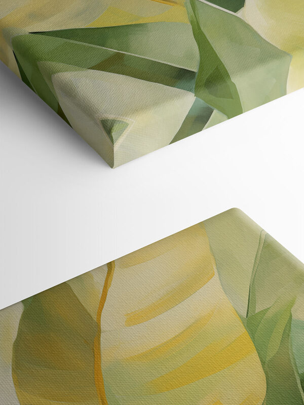 Fresh greens and soft yellows blend beautifully Fresh greens and soft yellows blend beautifully