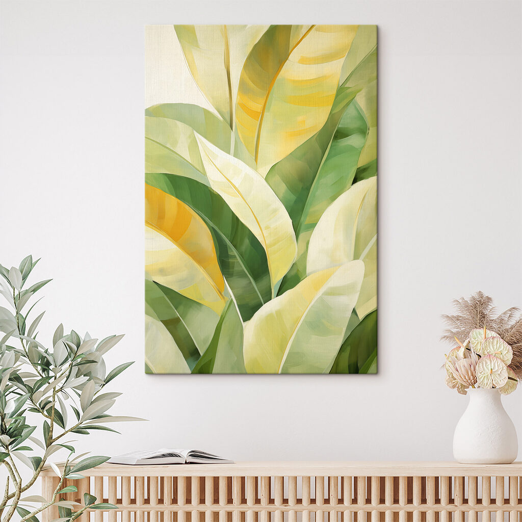 Fresh greens and soft yellows blend beautifully Fresh greens and soft yellows blend beautifully