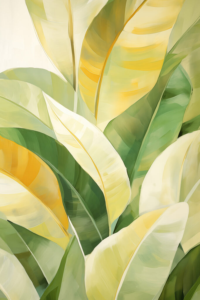Fresh greens and soft yellows blend beautifully Fresh greens and soft yellows blend beautifully