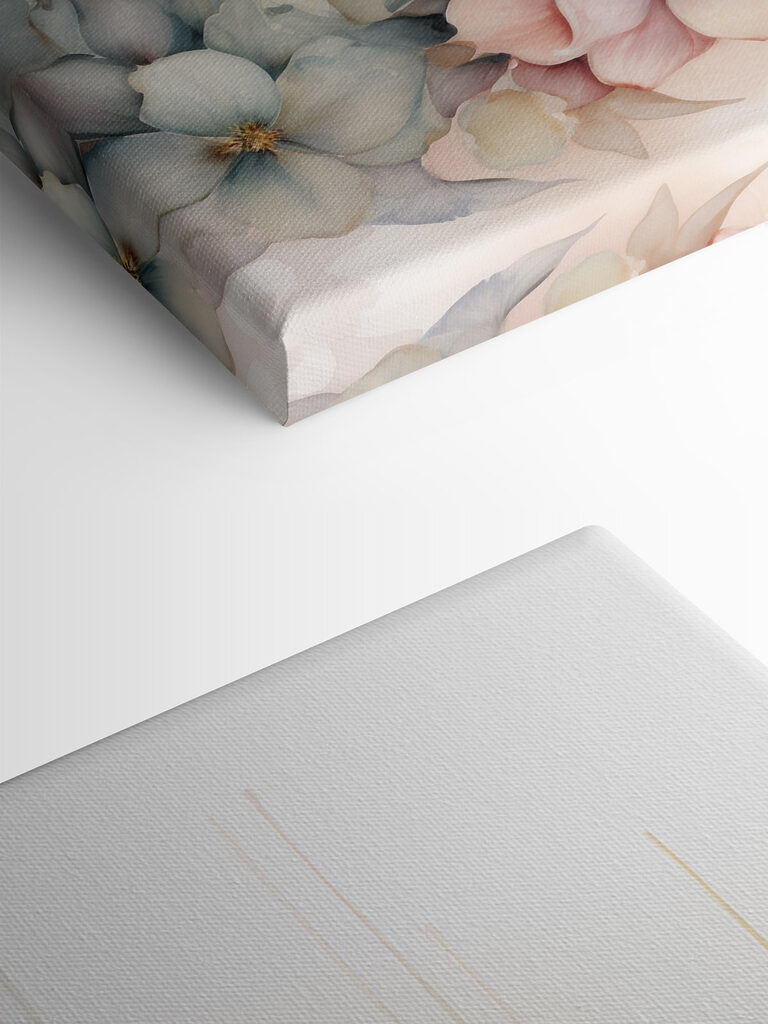 Painting of flowers and leaves Painting of flowers and leaves