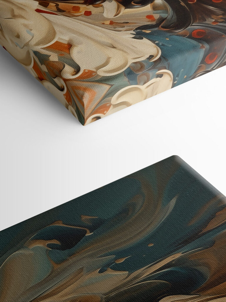 Flowing colors in harmonious patterns Flowing colors in harmonious patterns