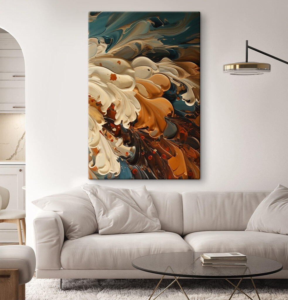 Flowing colors in harmonious patterns Flowing colors in harmonious patterns