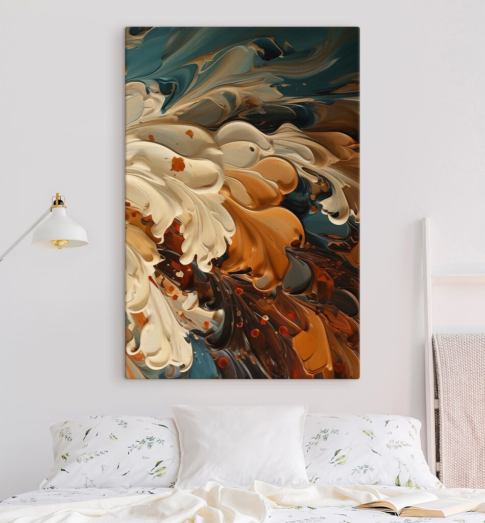 Flowing colors in harmonious patterns Flowing colors in harmonious patterns