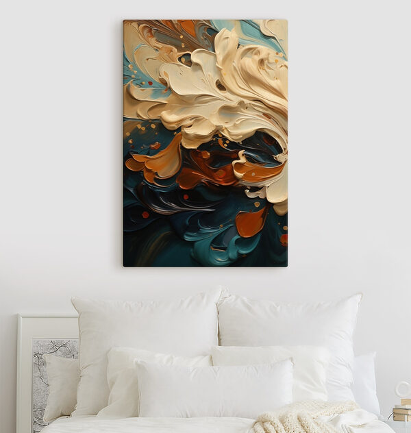 - Flowing colors in dynamic harmony