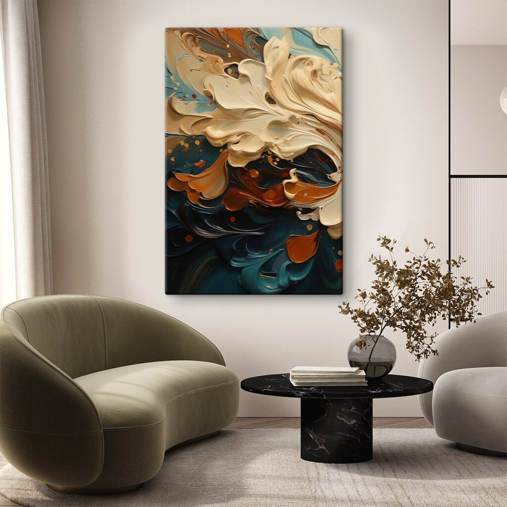 - Flowing colors in dynamic harmony