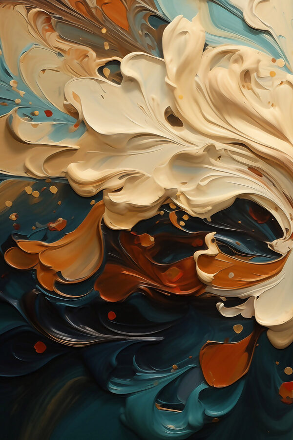 - Flowing colors in dynamic harmony