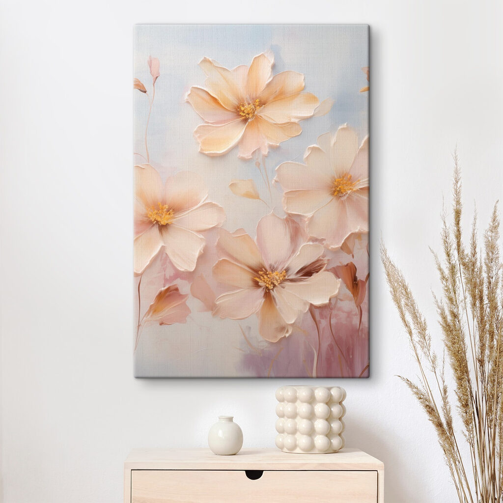 Delicate blooms in soft pastel hues Delicate blooms in soft pastel hues