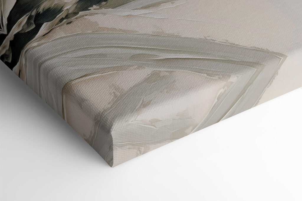 Elegant leaves in soft tones