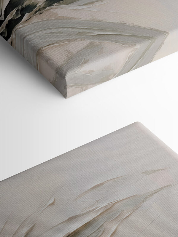 Elegant leaves in soft tones