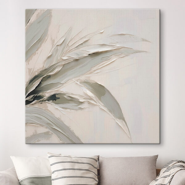 Elegant leaves in soft tones