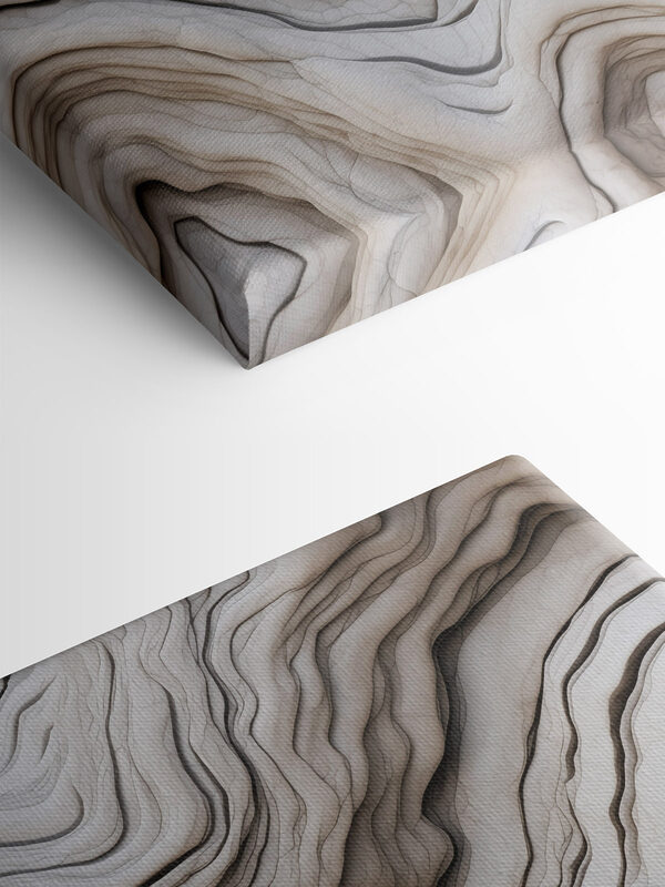 White and grey wavy surface White and grey wavy surface