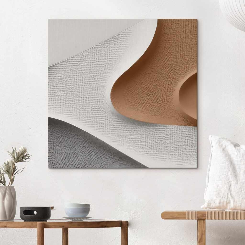 Textured waves in soft color palette Textured waves in soft color palette