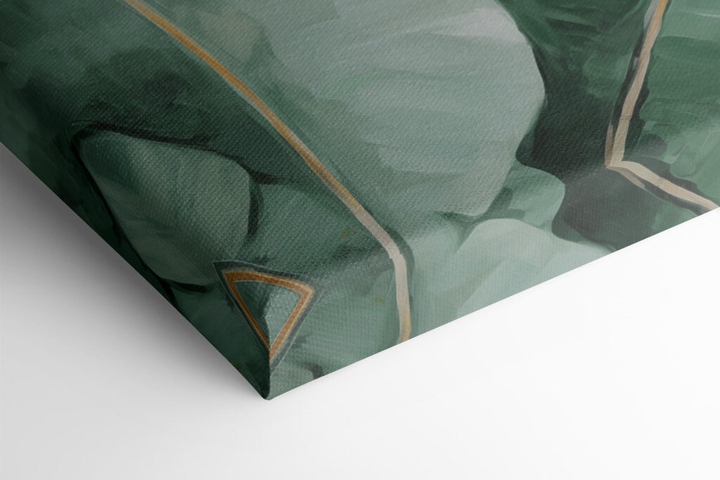 Fresh green leaves against soft background